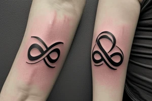 A tattoo that has the symbol & that looks like an infinity and a semicolon. tattoo idea