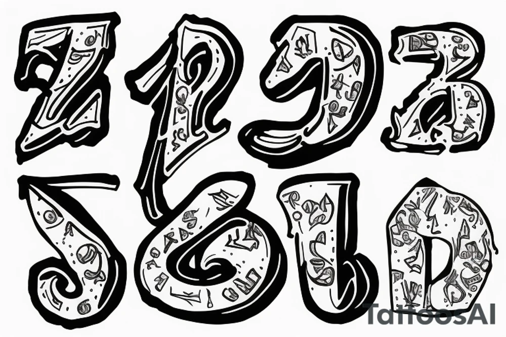 The letter D tattoo idea