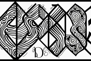 The letter D tattoo idea