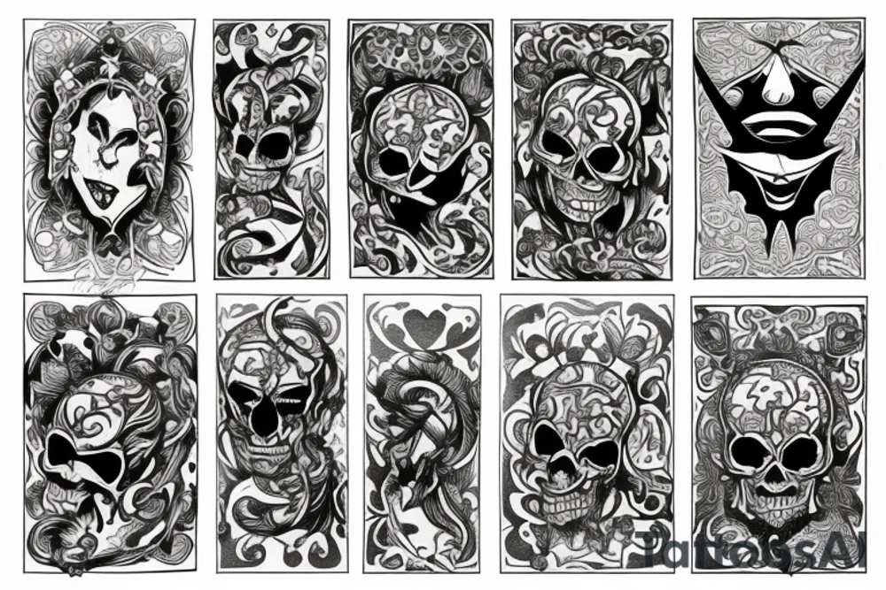Jester tattoo idea