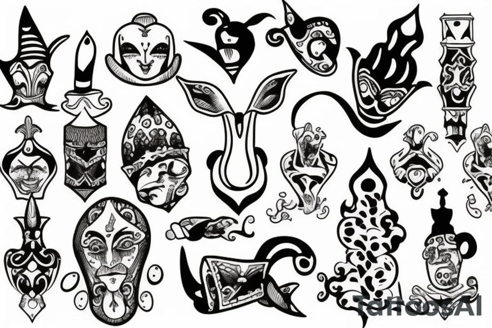 court jester tattoo idea