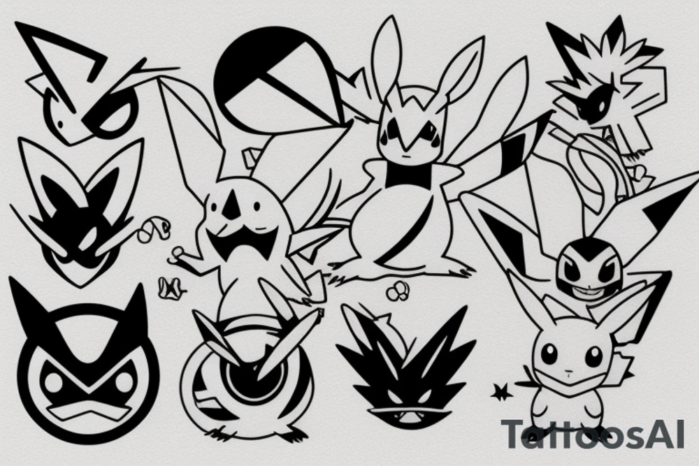 pokemon tattoo idea