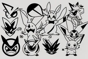 pokemon tattoo idea