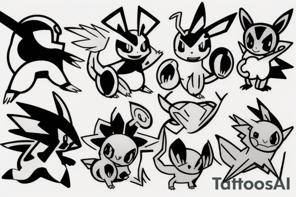 pokemon tattoo idea