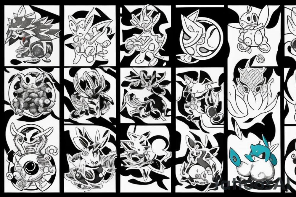 pokemon tattoo idea