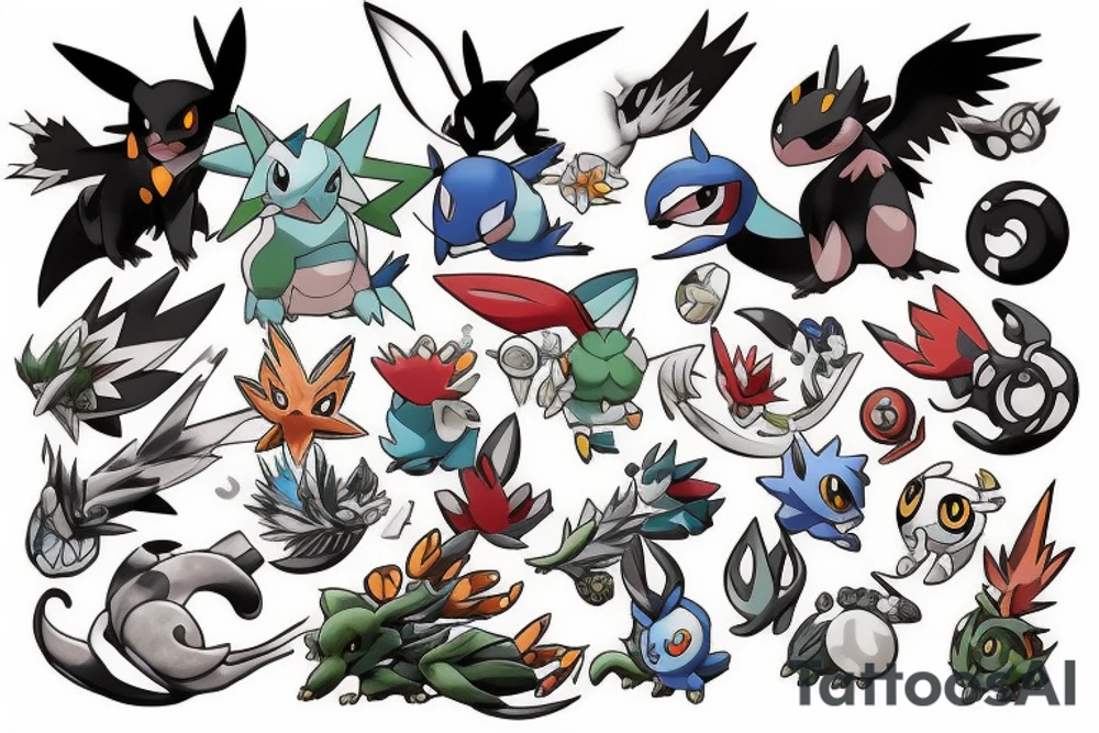 pokemon tattoo idea