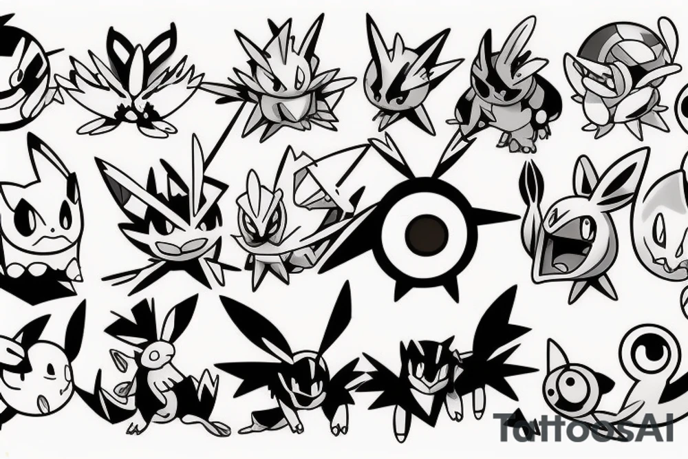 pokemon tattoo idea