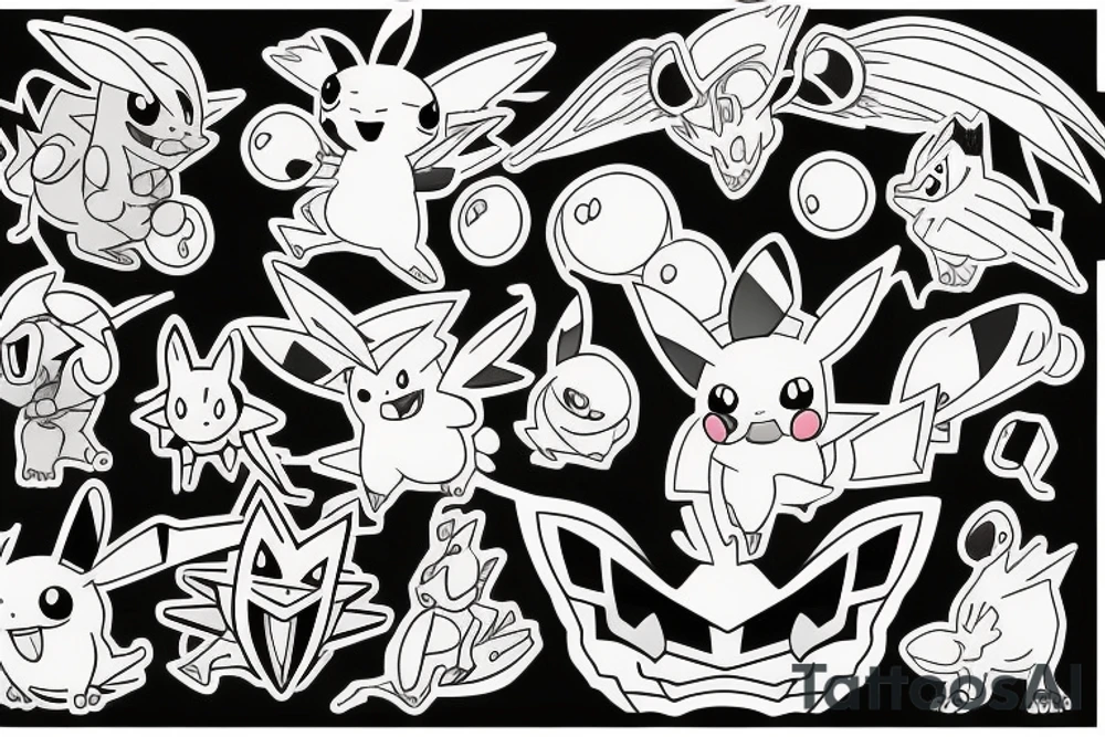 pokemon tattoo idea