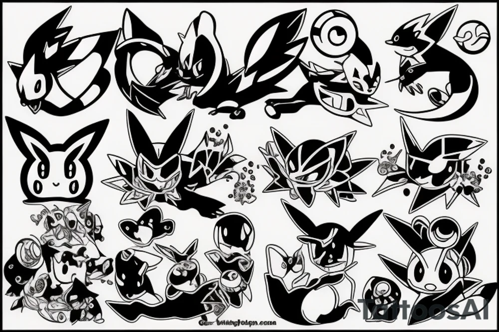 pokemon tattoo idea