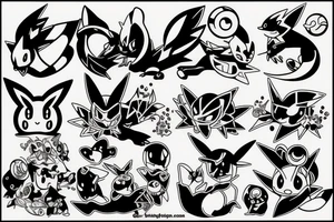 pokemon tattoo idea
