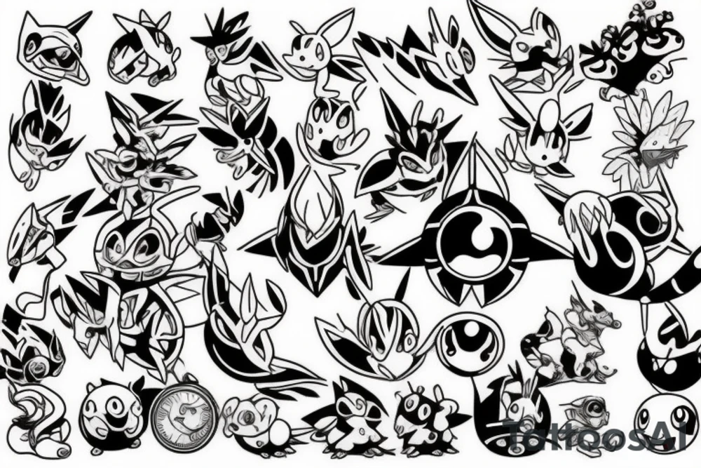 pokemon tattoo idea