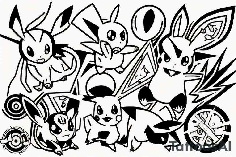 pokemon tattoo idea