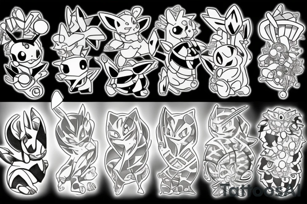 pokemon tattoo idea