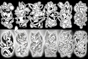 pokemon tattoo idea