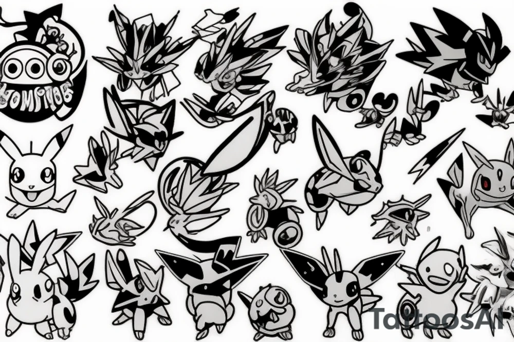 pokemon tattoo idea
