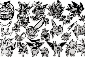 pokemon tattoo idea