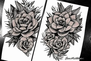 Succulent tattoo idea