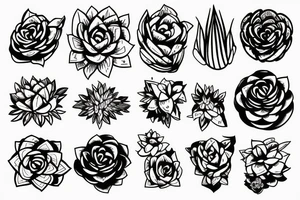 Succulent tattoo idea