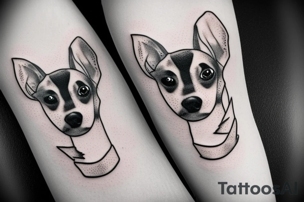 Rat Terrier tattoo idea