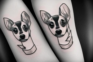 Rat Terrier tattoo idea