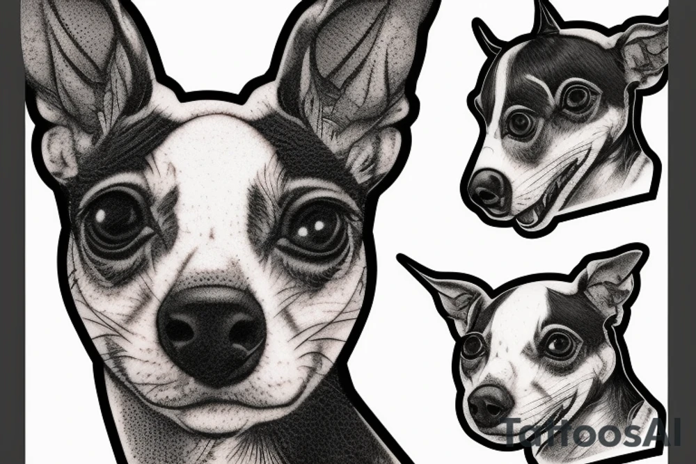 Rat Terrier tattoo idea