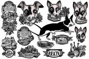 Rat Terrier tattoo idea