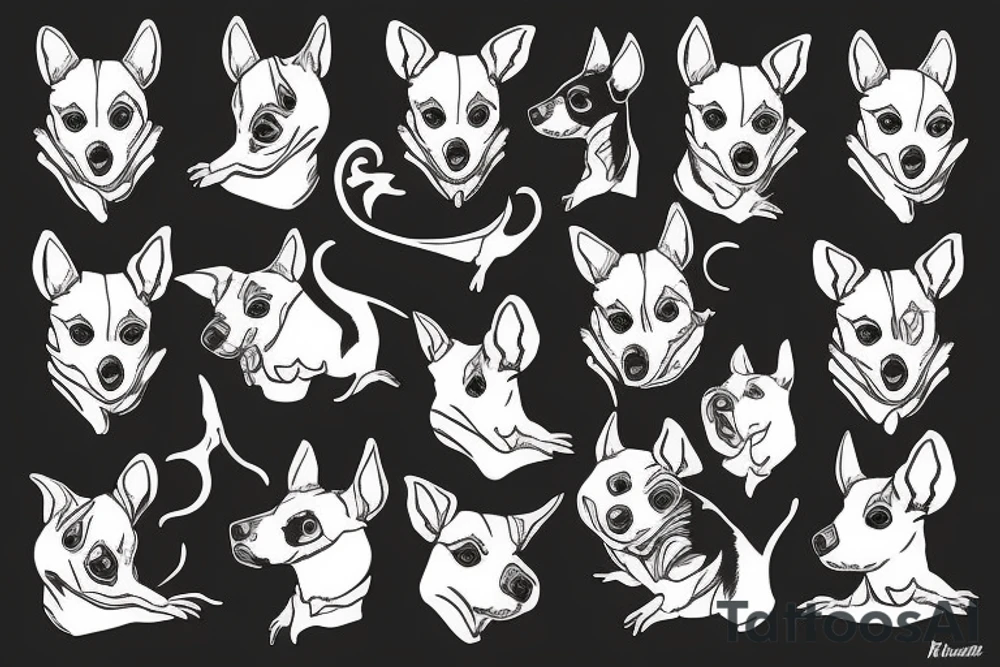 Rat Terrier tattoo idea