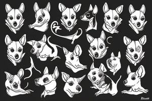 Rat Terrier tattoo idea