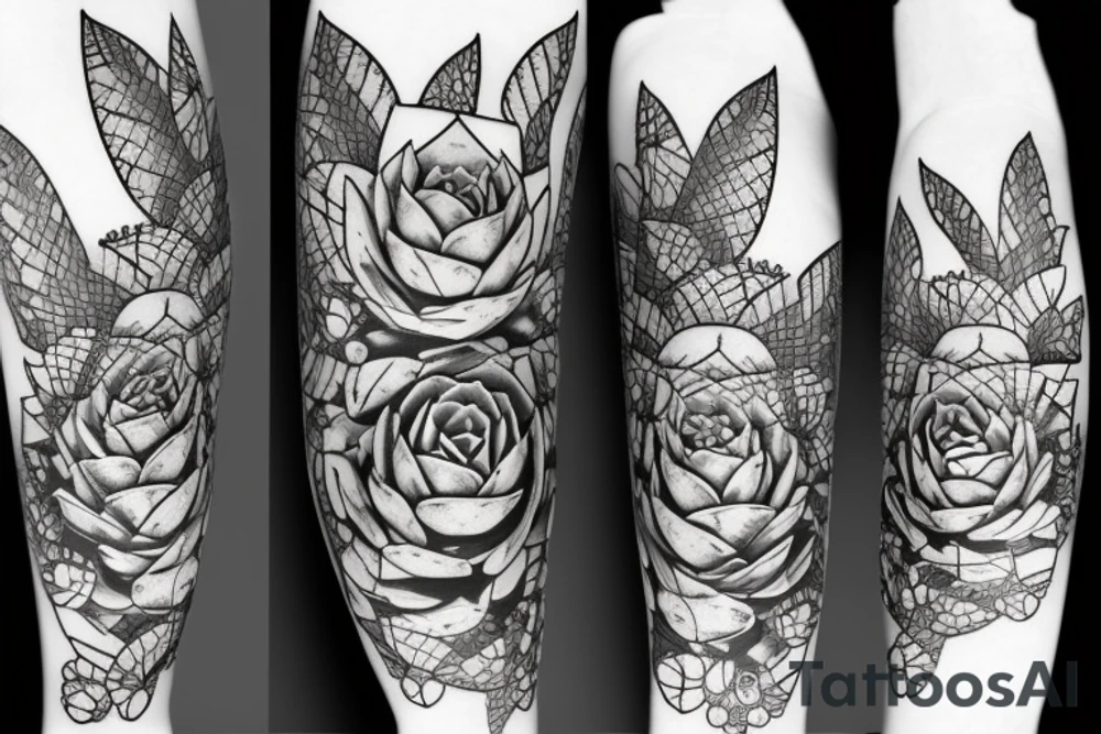 Succulents tattoo idea