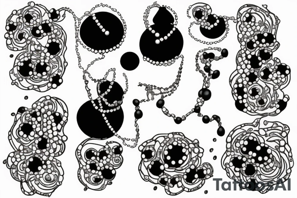 Perle von nurnberg with string of pearls tattoo idea