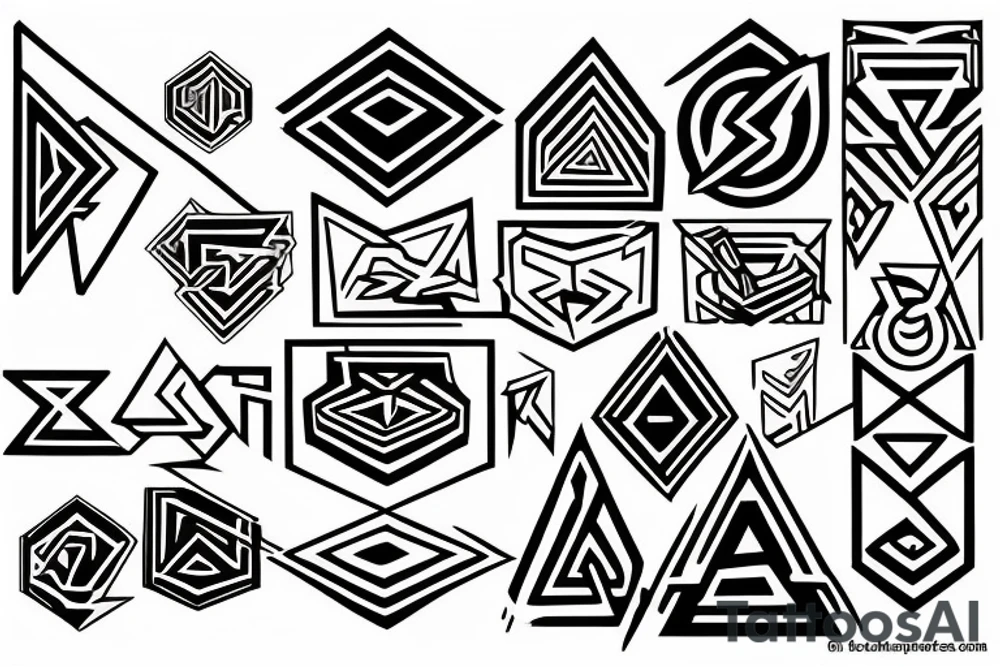 Penrose triangle tattoo idea