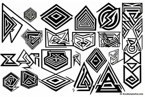 Penrose triangle tattoo idea