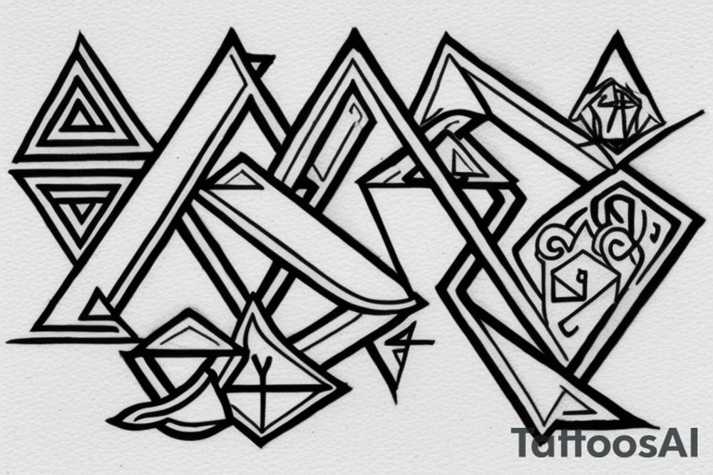 Penrose triangle tattoo idea