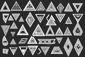 wrong triangle tattoo idea