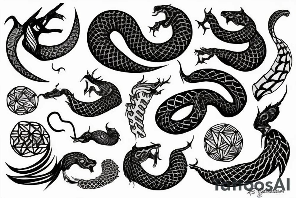 ouroborus tattoo idea