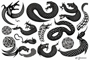 ouroborus tattoo idea