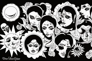 I’ll stare directly at the sun but never in the mirror tattoo idea