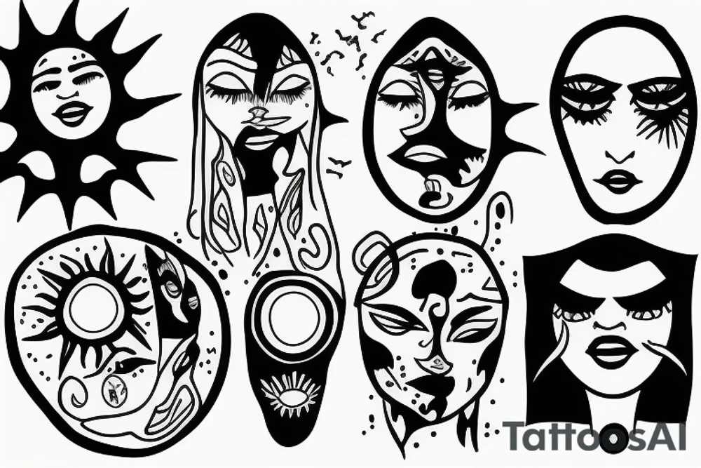 I’ll stare directly at the sun but never in the mirror tattoo idea