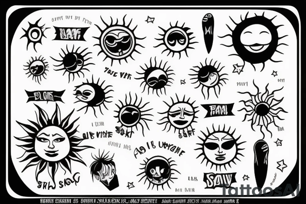 I’ll stare directly at the sun but never in the mirror tattoo idea