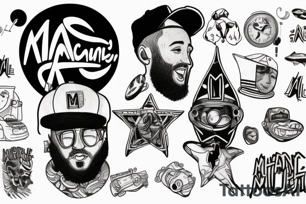 Mac Miller and a aquanaut tattoo idea