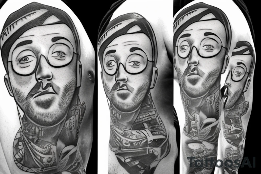 mac miller tattoo idea
