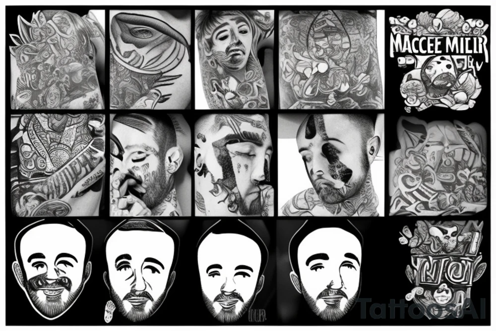 mac miller tattoo idea