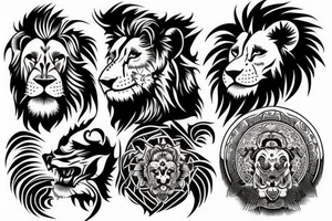 lionhearted tattoo idea