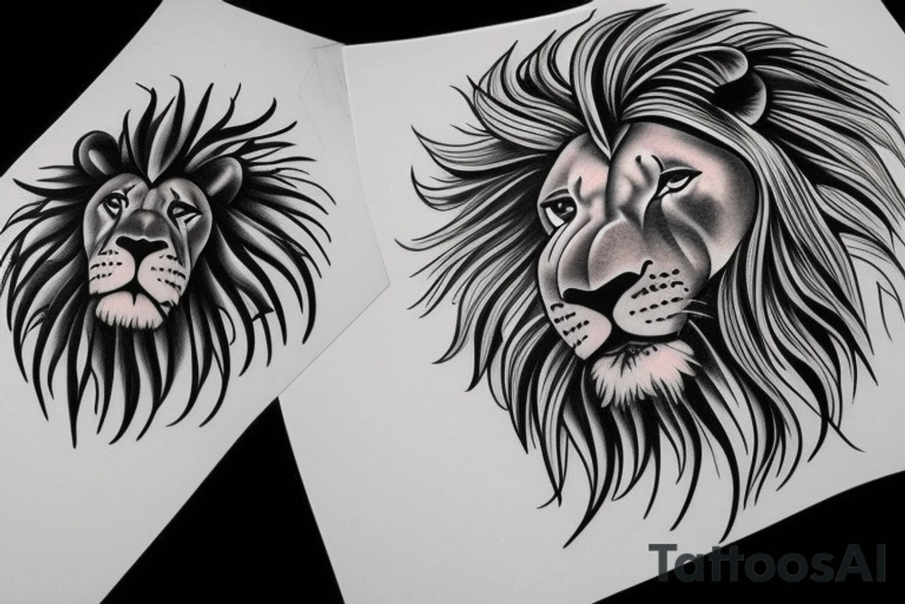 lionhearted tattoo idea