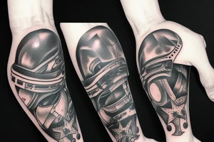 aliens vs cowboys tattoo idea