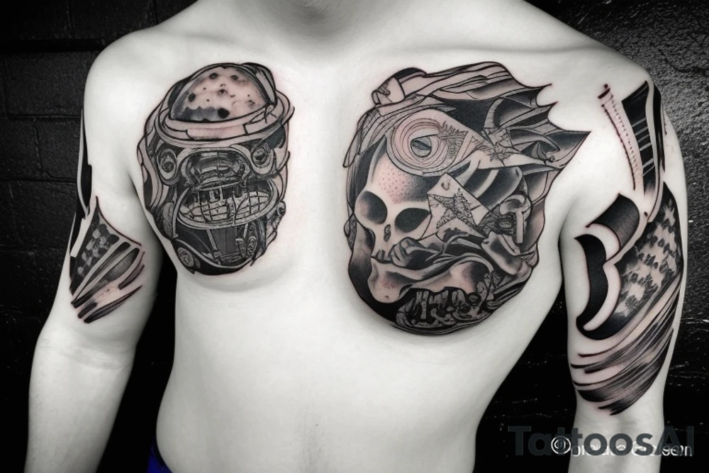 aliens vs cowboys tattoo idea
