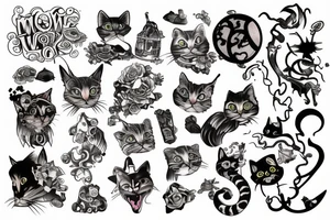 Meow wolf tattoo tattoo idea