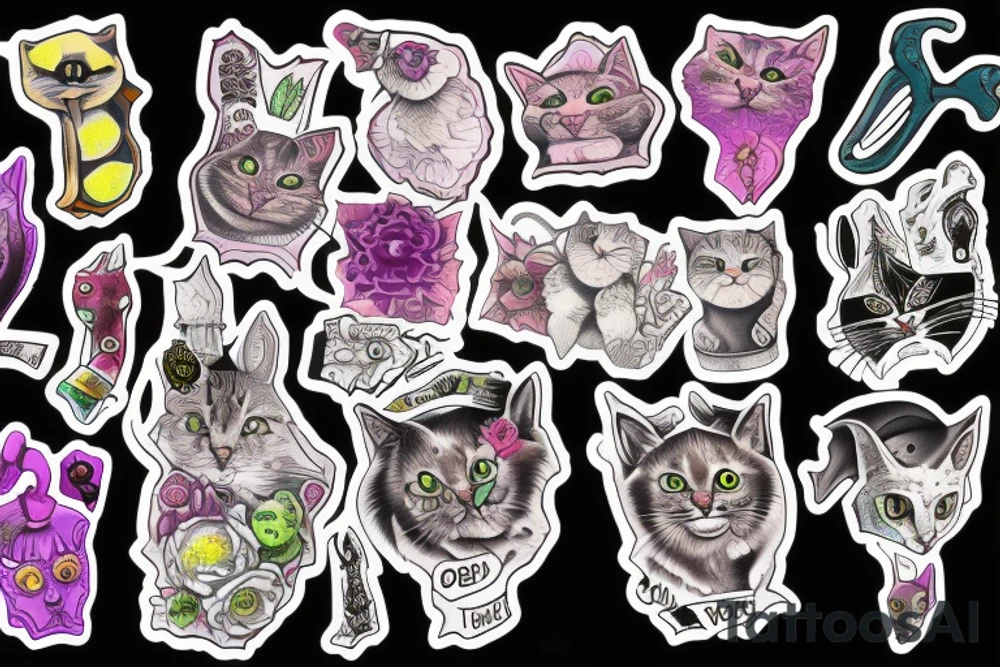 Meow wolf tattoo tattoo idea