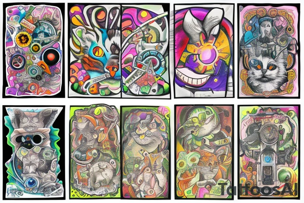 Omega mart meow wolf inspired tattoo tattoo idea
