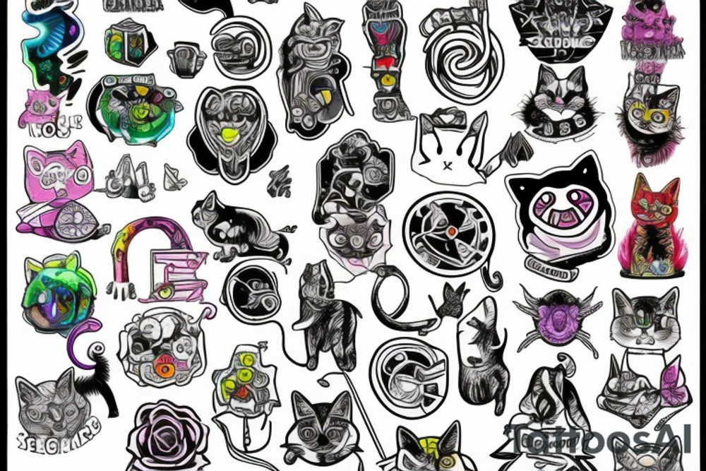 Omega mart meow wolf inspired tattoo tattoo idea